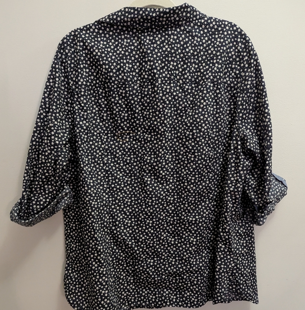 Daisy Button-Up Shirt By Tommy HilfigerTommy Hilfiger Women’s 1X Button D Sz 1XL - Picture 2 of 6